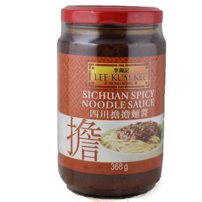 李锦记 四川担担面酱/LeeKumKee Sichuan Stil Heiße und Würzige Soße für Rührbraten 360g