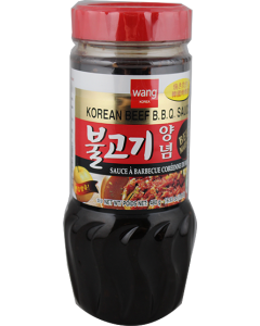 韩国烤肉酱/烧烤酱(牛肉用)/Wang BBQ-Sauce Koreanischer Art für Fleischrippchen 480g