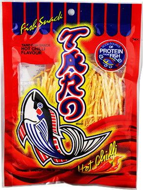 Taro 鱼丝 热辣味/Taro Fish Snack Scharfer Chilli 52g