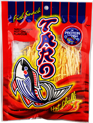 Taro 鱼丝 热辣味/Taro Fish Snack Scharfer Chilli 52g