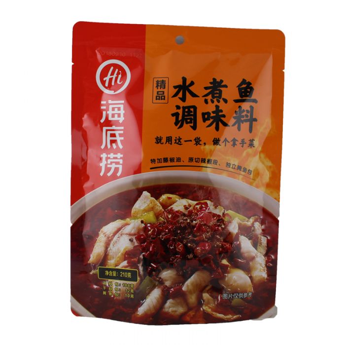 海底捞 精品水煮鱼调味料 /HaiDiLao Wasserkochsauce für Fisch 210g