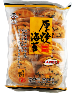 旺旺 厚烧海苔/WANT WANT Seetang Reis Cracker 160g