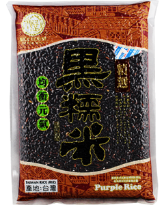 米屋 黑糯米 黑糯糙米 紫米/RICE HOUSE Klebreis, lila 600g