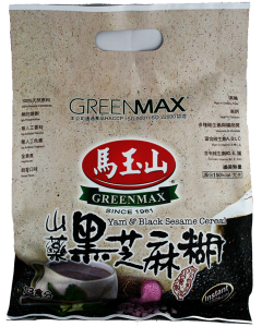 马玉山 山药黑芝麻糊/GREENMAX Yam&Black Sesame Cereal 455g