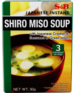 S&B 白味增汤料包 日式面包干味/S&B Japanische Helle Instant-Misosuppe