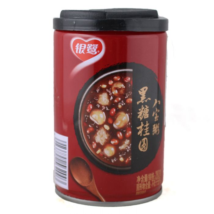 银鹭 好粥道 黑糖桂圆八宝粥/YinLu Suppe mit schwarzem Zucker und Longan 280g