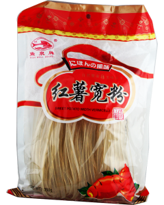 鱼泉 红薯宽粉/Fishwellbrand Süßkartoffelnudeln Breit 350g