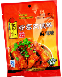 蜀香 粉蒸肉调料 麻辣味/ShuXiang Dampffleischmehl Mala Scharf 150g