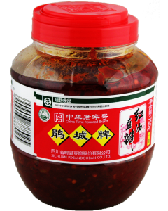 鹃城牌 红油豆瓣 PET瓶装/JuanCheng Bohnen Sauce in Chili Öl 500g