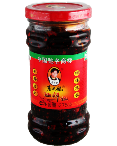 老干妈 油辣椒 275 g/LaoGanMa Chilli mit Sojabohnenöl 275g