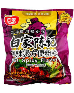 白家粉丝 麻辣烫味（不带黄豆）/BaiJia Instant FandenNudeln Hot Spicy Geschmack 105g