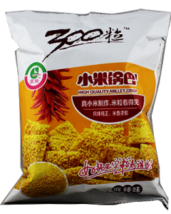 高妆 300粒 小米锅巴 麻辣味/GaoZhuang Knusprige Hirse Scharf Geschmack 60g