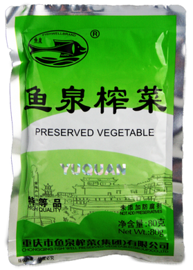 鱼泉 榨菜 特等品/Fishwellbrand Senfgemüse, eingelegt 80g