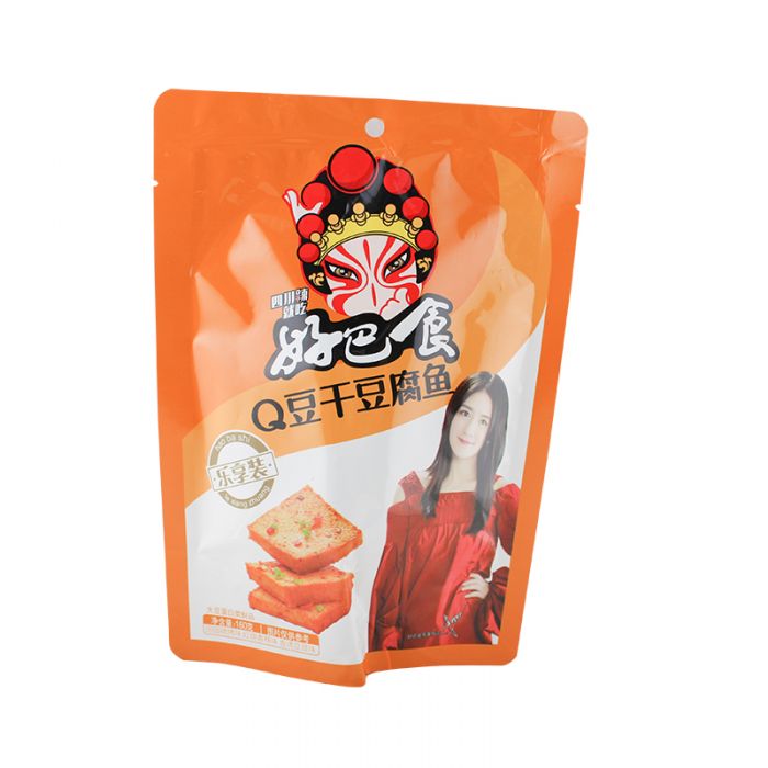 好巴食 Q豆干 豆腐鱼 乐享装 三合一/HaoBaShi Q-Tofu Fischgeschmack 4 in 1, 160g