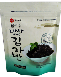 Sempio 韩国休闲紫菜 虾味/Sempio Geröstete Seealgenstückchen mit Garnele Geschmack 50g