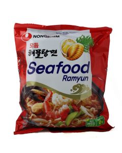 农心 Seafood 辛拉面/NONGSHIM Instant Nudelsuppe mit Fischaroma Seafood Ramyun 125g