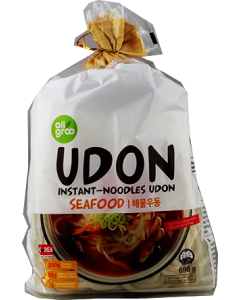 Allgroo 即食乌冬面 海鲜味/Allgroo Instant-Noodles Udon mit Fisch- und Meeresfrüchtengeschmack 690g