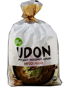 Allgroo 即食乌冬面 味增味/Allgroo Instant-Noodles Udon mit Misogeschmack 690g