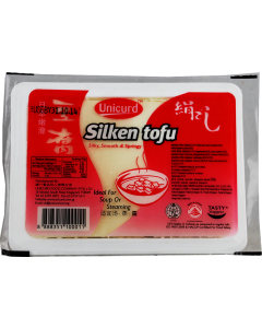 统一豆腐 日本嫩滑盒装豆腐 （红）/ Unicurd Silken Tofu 300g