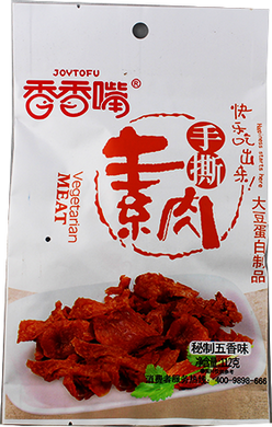 香香嘴 手撕素肉 秘制五香味/Joytofu Getrockneten Tofu Fünf Gewürzen Geschmack 112g