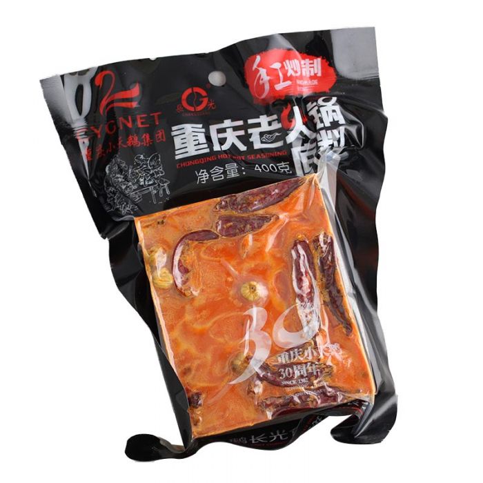 长光 重庆小天鹅 老火锅底料/Changguang Feuertopfsauce Chongqing Geschmack 400g