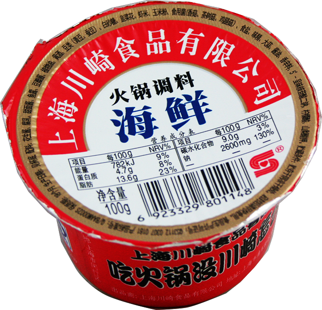 川崎 火锅调料 海鲜/ChuanQi Feuertopf DipSauce Meeresfrüchte 100g