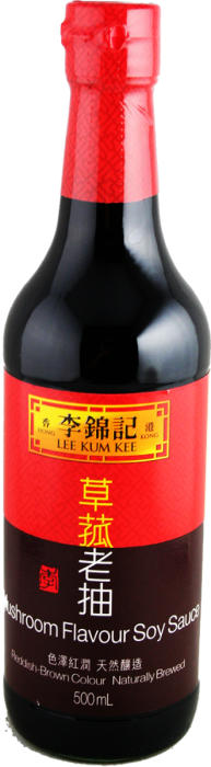 李锦记 草菇老抽/LeeKumKee Sojasauce mit Champignongeschmack 500ml