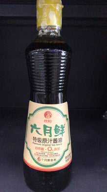 六月鲜特级原汁酱油500ml