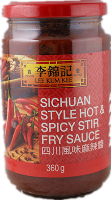 李锦记 四川红油豆瓣酱/LeeKumKee Sichuan-Toban-Chili-Sauce 350g