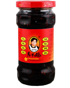 老干妈 风味豆豉油辣椒/LaoGanMa Schwarze Sojabohnen, gesalzen 280g