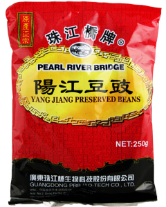 珠江桥牌 阳江豆豉/PearlRiverBridge Fermentierte Schwarze Bohnen 250g